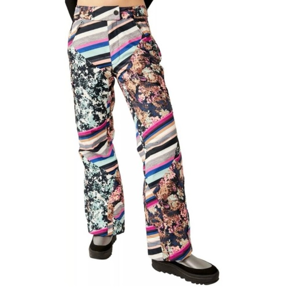 Fp Movement Bunny Slope Printed Ski Pants M - Picture 14 of 16